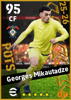 Georges Mikautadze — CF, OVR 95, MAX 95