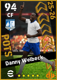 Danny Welbeck — CF, OVR 94, MAX 94