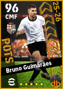 Bruno Guimarães — CMF, OVR 96, MAX 96