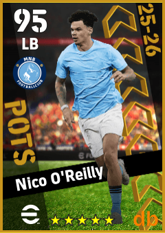 Nico O'Reilly — LB, OVR 95, MAX 95