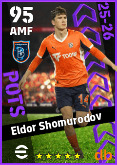 Eldor Shomurodov — AMF, OVR 95, MAX 95