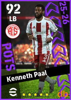 Kenneth Paal — LB, OVR 92, MAX 92