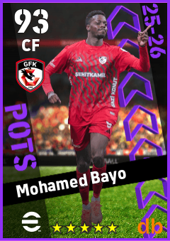 Mohamed Bayo — CF, OVR 93, MAX 93