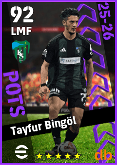 Tayfur Bingöl — LMF, OVR 92, MAX 92