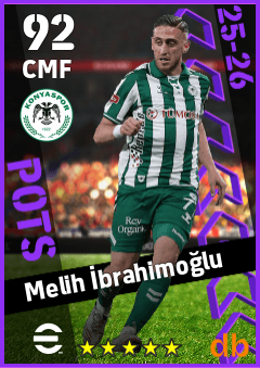 Melih İbrahimoğlu — CMF, OVR 92, MAX 92