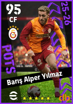 Barış Alper Yılmaz — CF, OVR 95, MAX 95