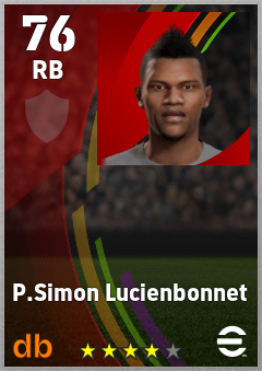 P.Simon Lucienbonnet eFootball player card