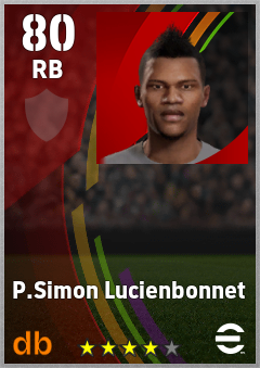 P.Simon Lucienbonnet eFootball player card