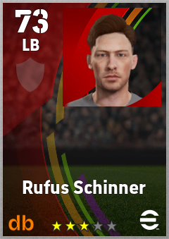 Rufus Schinner eFootball player card