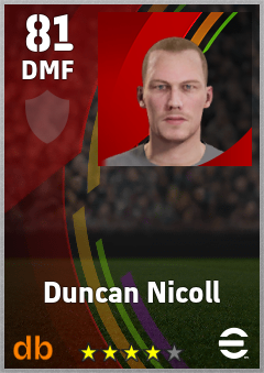 Duncan Nicoll eFootball player card