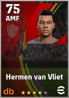 Hermen van Vliet eFootball player card
