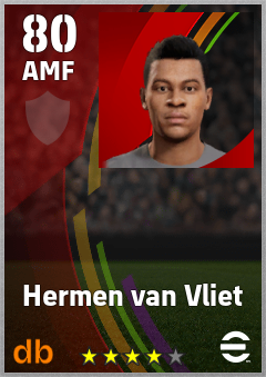 Hermen van Vliet eFootball player card