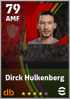 Dirck Hulkenberg eFootball player card