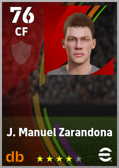 J. Manuel Zarandona eFootball player card