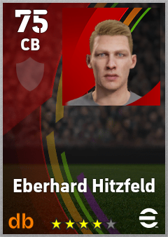 Eberhard Hitzfeld eFootball player card
