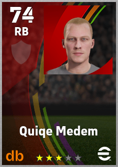 Quiqe Medem eFootball player card
