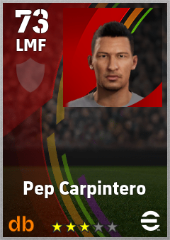 Pep Carpintero eFootball player card