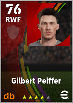Gilbert Peiffer eFootball player card