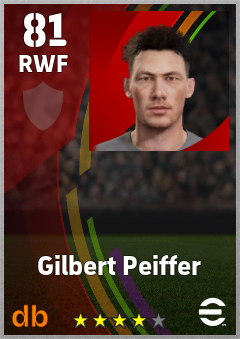 Gilbert Peiffer eFootball player card
