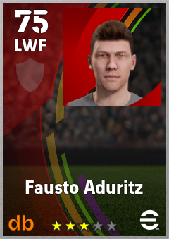 Fausto Aduritz eFootball player card