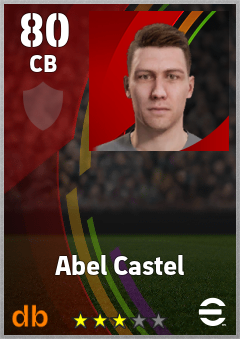 Abel Castel eFootball player card
