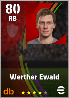 Werther Ewald eFootball player card