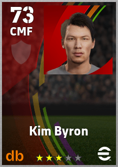 Kim Byron eFootball player card