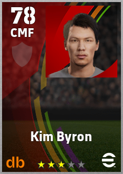 Kim Byron eFootball player card