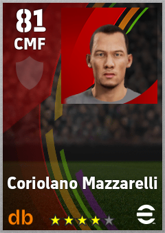 Coriolano Mazzarelli eFootball player card