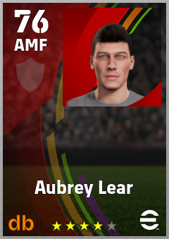 Aubrey Lear eFootball player card