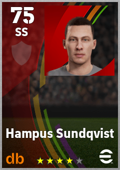 Hampus Sundqvist eFootball player card