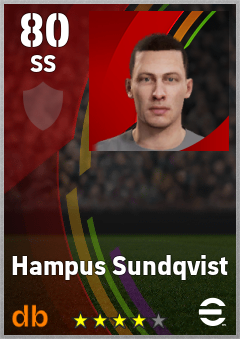 Hampus Sundqvist eFootball player card