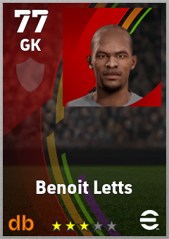 Benoit Letts eFootball player card