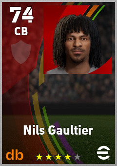Nils Gaultier eFootball player card