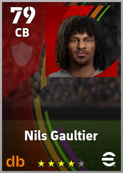 Nils Gaultier eFootball player card