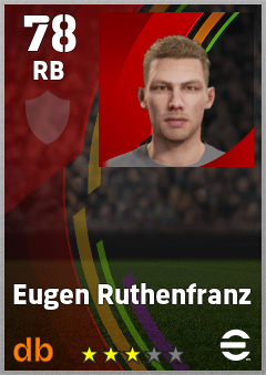 Eugen Ruthenfranz eFootball player card