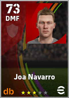 Joa Navarro eFootball player card