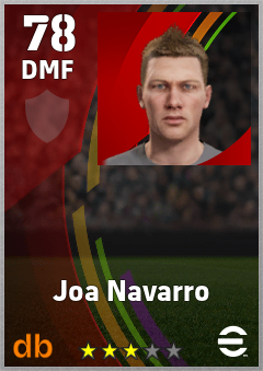 Joa Navarro eFootball player card