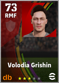 Volodia Grishin eFootball player card