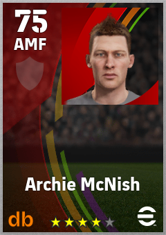 Archie McNish eFootball player card