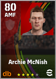 Archie McNish eFootball player card