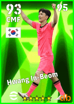 Hwang In-Beom — CMF, OVR 93, MAX 95