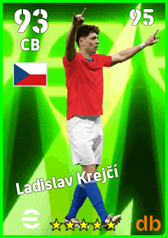 Ladislav Krejčí — CB, OVR 93, MAX 95