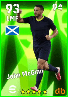 John McGinn — LMF, OVR 93, MAX 94