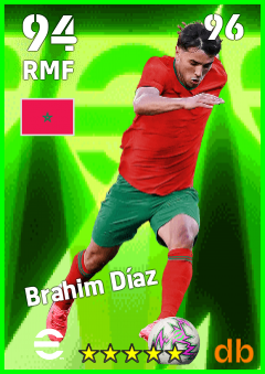 Brahim Díaz eFootball player card