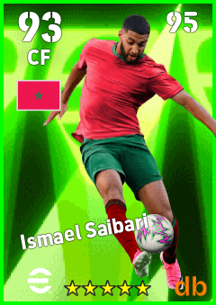 Ismael Saibari — CF, OVR 93, MAX 95
