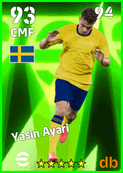 Yasin Ayari — CMF, OVR 93, MAX 94