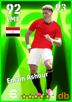 Emam Ashour — LMF, OVR 92, MAX 93
