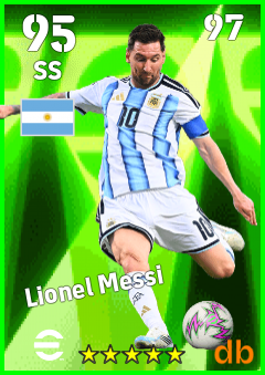 Lionel Messi — SS, OVR 95, MAX 97