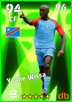 Yoane Wissa — CF, OVR 94, MAX 96